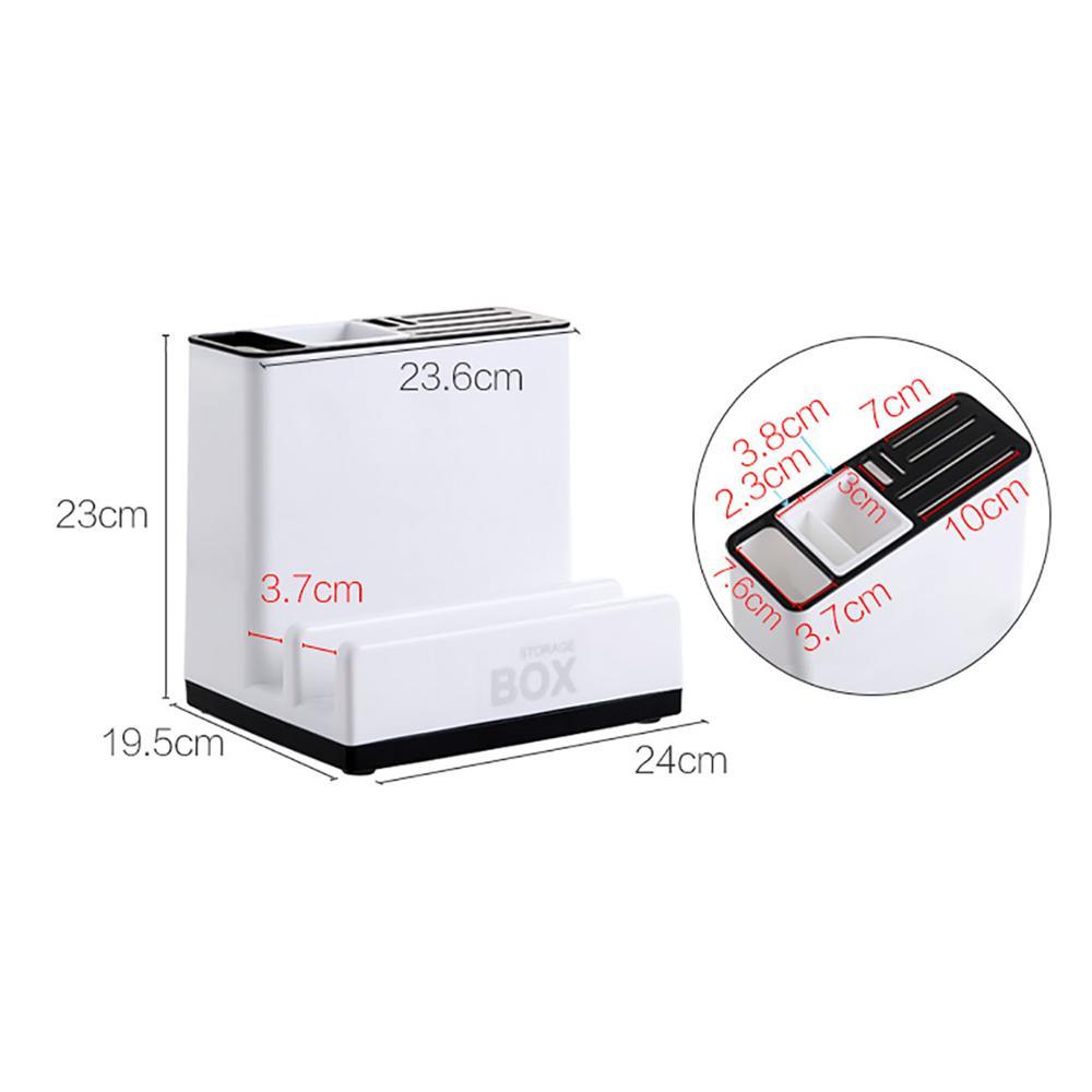 Plastic Kitchen Storage & Knife Rack